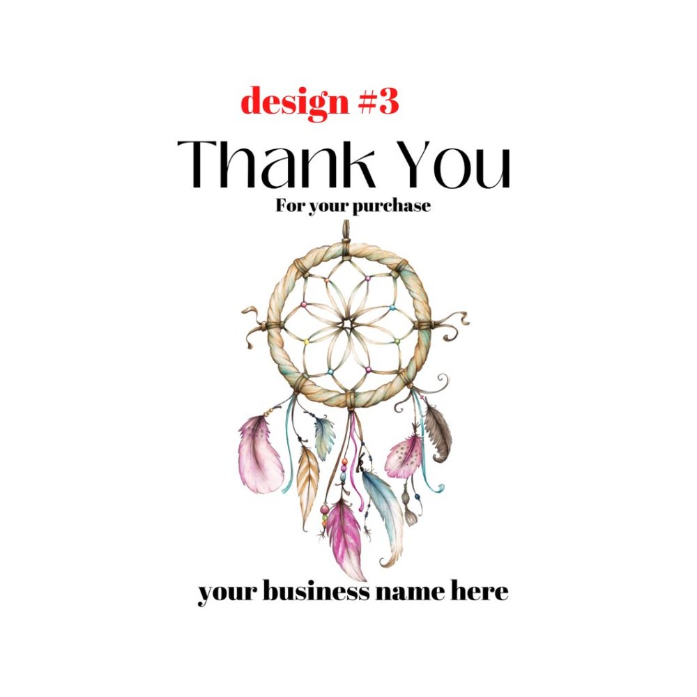 100ct Thank You Sticker - Picture 5 of 12